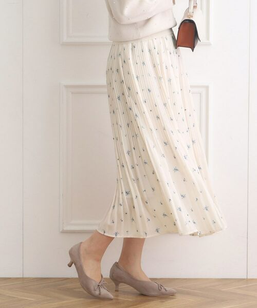 Couture Brooch / クチュールブローチ スカート | 花柄プリーツスカート | 詳細16