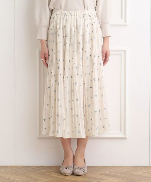 Couture Brooch / クチュールブローチ スカート | 花柄プリーツスカート | 詳細23