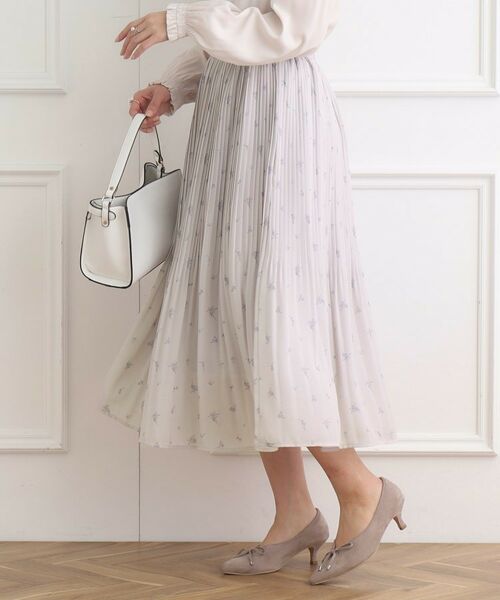 Couture Brooch / クチュールブローチ スカート | 花柄プリーツスカート | 詳細9