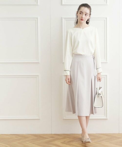 Couture Brooch / クチュールブローチ スカート | ブリエツイルラップ風スカート | 詳細4