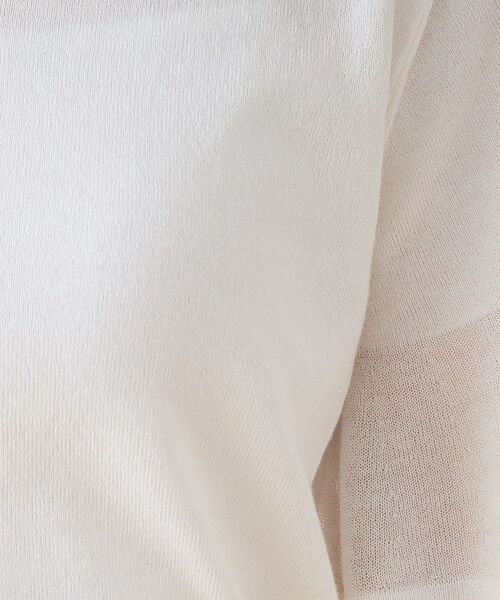Couture Brooch / クチュールブローチ ニット・セーター | 【女性らしさが際立つ】LEVITA シアーフレアートップス | 詳細8