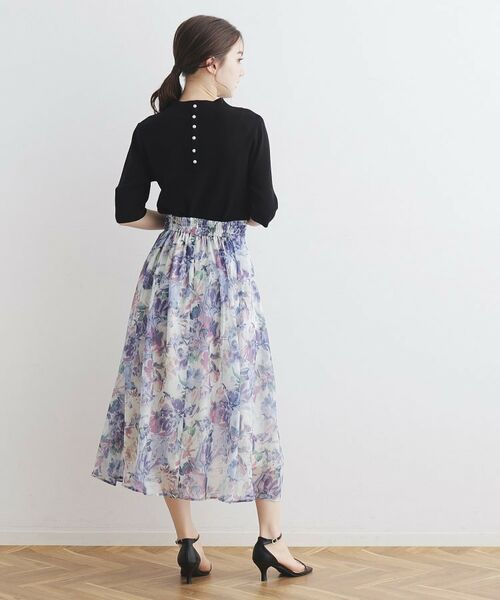 Couture Brooch / クチュールブローチ スカート | 【甘すぎない大人の花柄】Summerオーガンフルールスカート | 詳細27