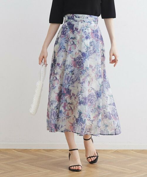 Couture Brooch / クチュールブローチ スカート | 【甘すぎない大人の花柄】Summerオーガンフルールスカート | 詳細28