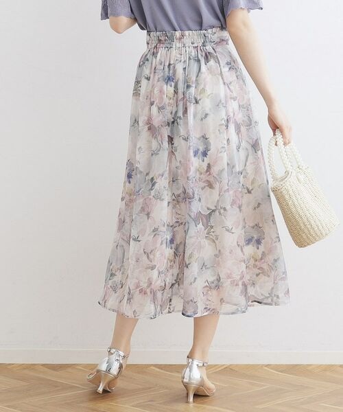 Couture Brooch / クチュールブローチ スカート | 【甘すぎない大人の花柄】Summerオーガンフルールスカート | 詳細6
