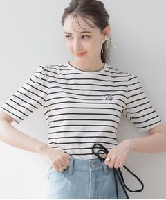 【オトナ女性に捧ぐ】CBロゴ刺繍リボンTシャツ