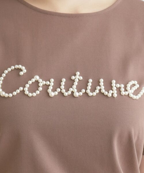 Couture Brooch / クチュールブローチ Tシャツ | パール調ロゴT | 詳細23