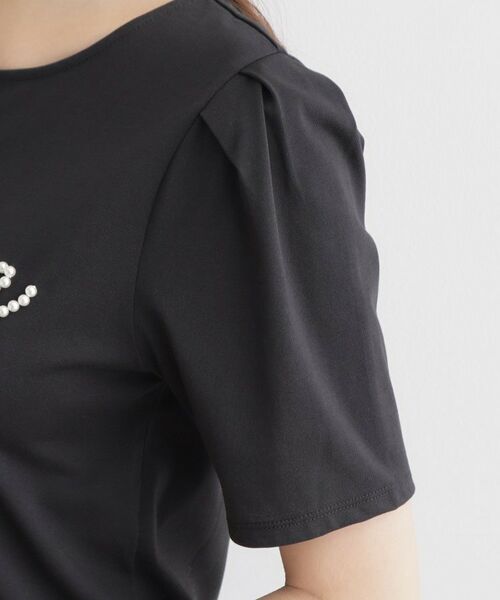Couture Brooch / クチュールブローチ Tシャツ | パール調ロゴT | 詳細28