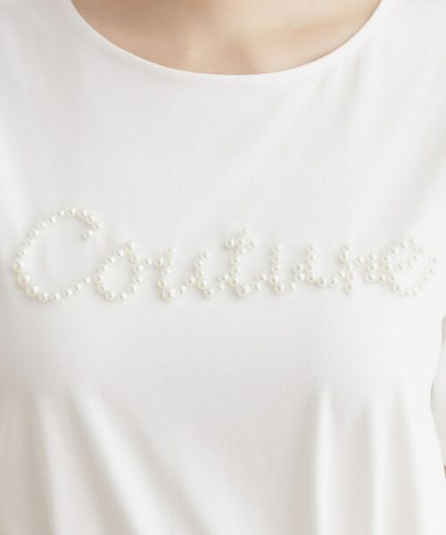 Couture Brooch / クチュールブローチ Tシャツ | パール調ロゴT | 詳細7