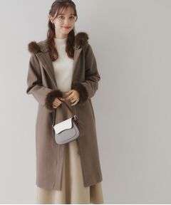 Couture Brooch / クチュールブローチ その他アウター | フードフェイクファーマルチウェイコート