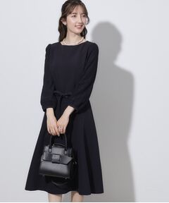 Couture Brooch / クチュールブローチ ロング・マキシ丈ワンピース | 【セレモニーシーン・おでかけにも】袖レースAラインワンピース