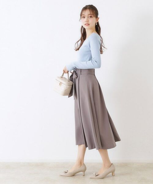 Couture Brooch / クチュールブローチ ニット・セーター | ラメ混ボートネックリブニットプルオーバー | 詳細13