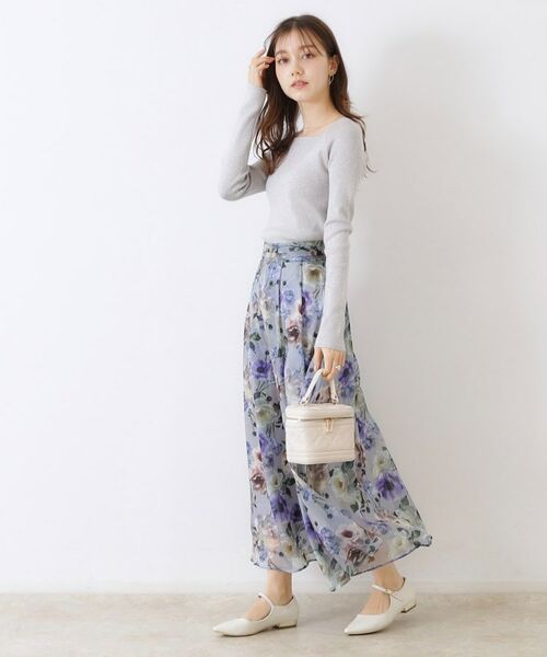 Couture Brooch / クチュールブローチ ニット・セーター | ラメ混ボートネックリブニットプルオーバー | 詳細2