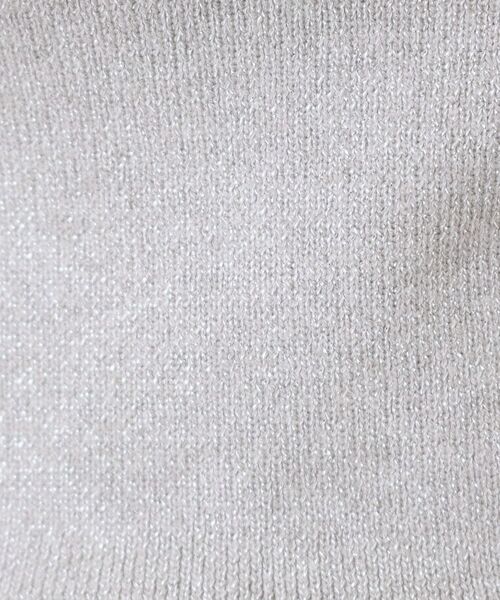 Couture Brooch / クチュールブローチ ニット・セーター | ラメ混ボートネックリブニットプルオーバー | 詳細28