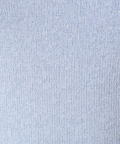 Couture Brooch / クチュールブローチ ニット・セーター | ラメ混ボートネックリブニットプルオーバー | 詳細29