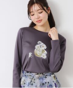 Couture Brooch / クチュールブローチ Tシャツ | 【UVカット・接触冷感・洗える】デイジーパルファムロンT