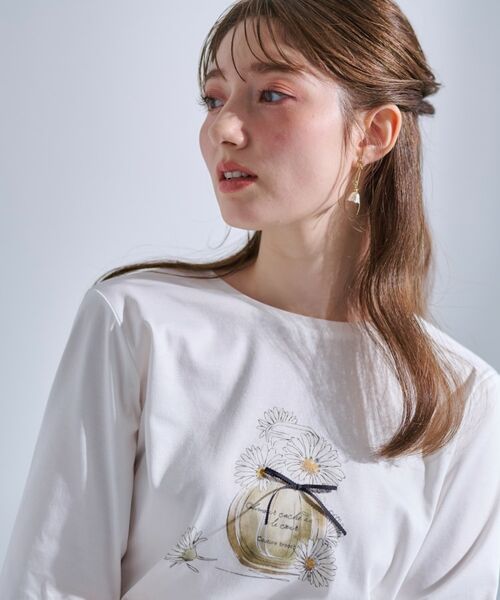 Couture Brooch / クチュールブローチ Tシャツ | 【UVカット・接触冷感・洗える】デイジーパルファムロンT | 詳細17