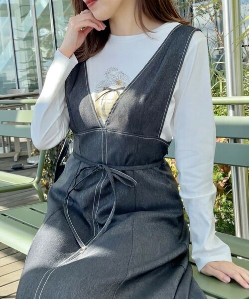 Couture Brooch / クチュールブローチ Tシャツ | 【UVカット・接触冷感・洗える】デイジーパルファムロンT | 詳細22