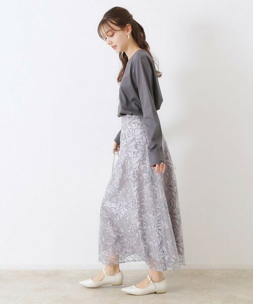 Couture Brooch / クチュールブローチ Tシャツ | 【UVカット・接触冷感・洗える】デイジーパルファムロンT | 詳細24