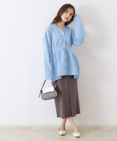 Couture Brooch / クチュールブローチ カーディガン・ボレロ | ペプラムニットカーディガン | 詳細17