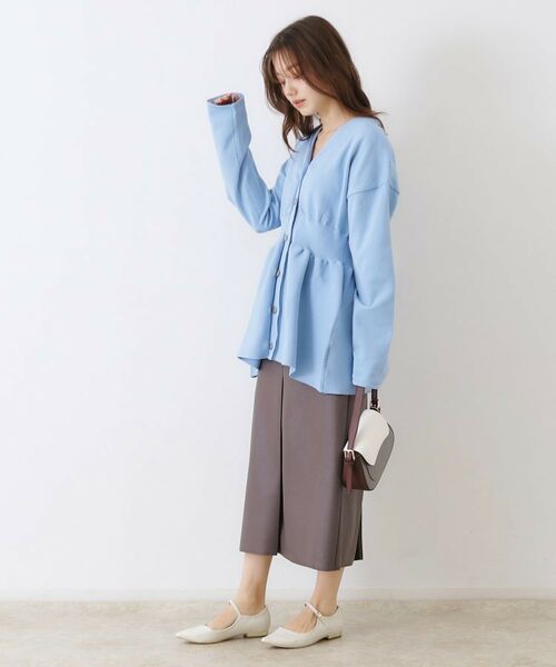 Couture Brooch / クチュールブローチ カーディガン・ボレロ | ペプラムニットカーディガン | 詳細19