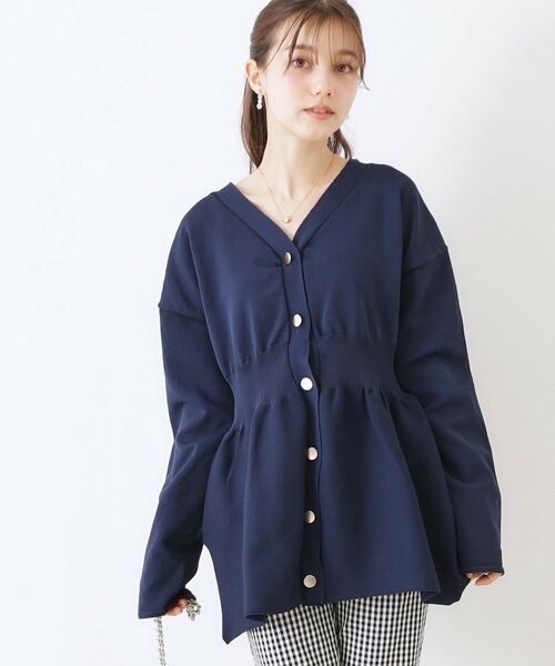 Couture Brooch / クチュールブローチ カーディガン・ボレロ | ペプラムニットカーディガン | 詳細22