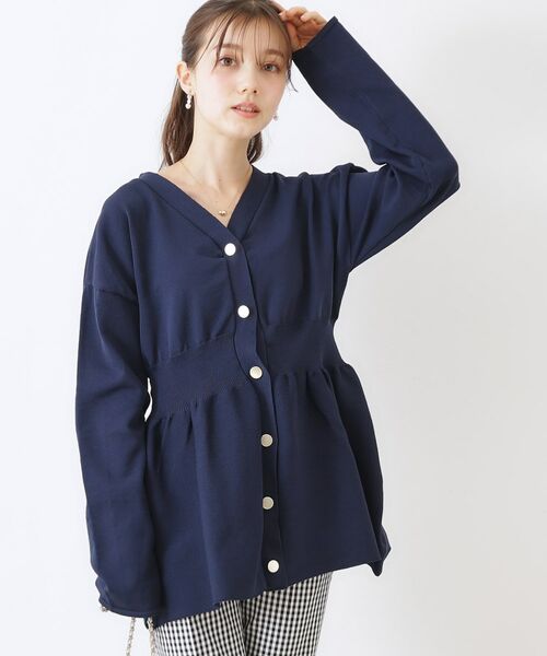 Couture Brooch / クチュールブローチ カーディガン・ボレロ | ペプラムニットカーディガン | 詳細23