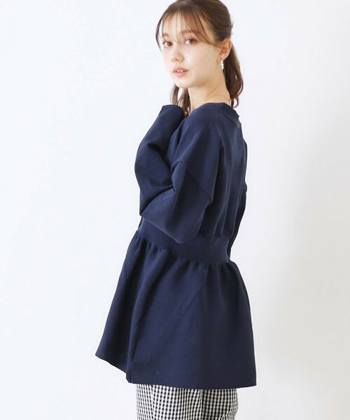 Couture Brooch / クチュールブローチ カーディガン・ボレロ | ペプラムニットカーディガン | 詳細26