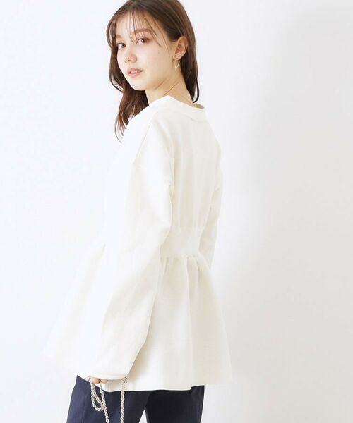 Couture Brooch / クチュールブローチ カーディガン・ボレロ | ペプラムニットカーディガン | 詳細3