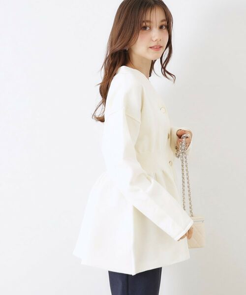 Couture Brooch / クチュールブローチ カーディガン・ボレロ | ペプラムニットカーディガン | 詳細4