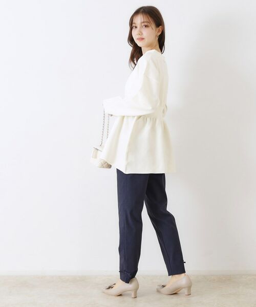 Couture Brooch / クチュールブローチ カーディガン・ボレロ | ペプラムニットカーディガン | 詳細8