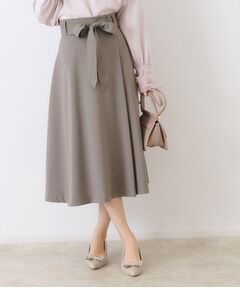 Couture Brooch / クチュールブローチ スカート | 【きれいめ・美脚効果・通勤】ネオシャンブルラップ風スカート