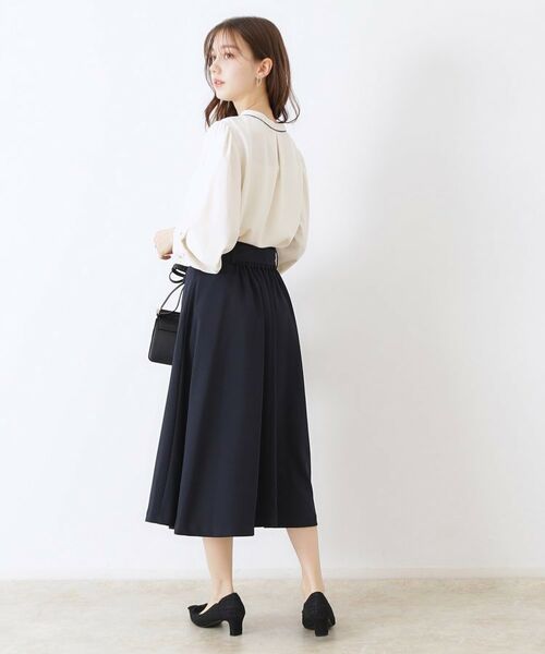 Couture Brooch / クチュールブローチ シャツ・ブラウス | 【レディ感UP・お仕事にも】配色リボンタイブラウス | 詳細13