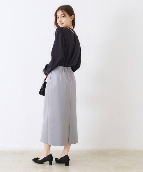 Couture Brooch / クチュールブローチ シャツ・ブラウス | 【レディ感UP・お仕事にも】配色リボンタイブラウス | 詳細24