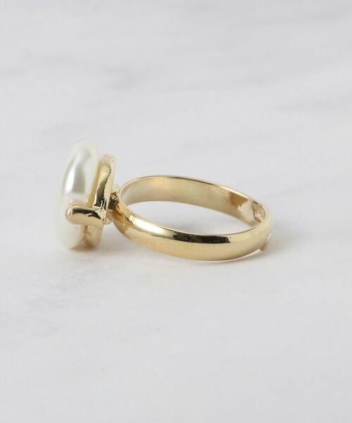 Couture Brooch / クチュールブローチ リング | パール調モチーフリング | 詳細2