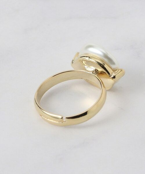 Couture Brooch / クチュールブローチ リング | パール調モチーフリング | 詳細4