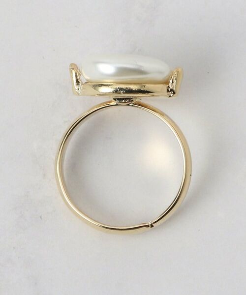 Couture Brooch / クチュールブローチ リング | パール調モチーフリング | 詳細5