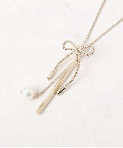 Couture Brooch / クチュールブローチ ネックレス・ペンダント・チョーカー | リボンモチーフラリエットネックレス