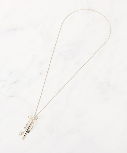 Couture Brooch / クチュールブローチ ネックレス・ペンダント・チョーカー | リボンモチーフラリエットネックレス | 詳細2