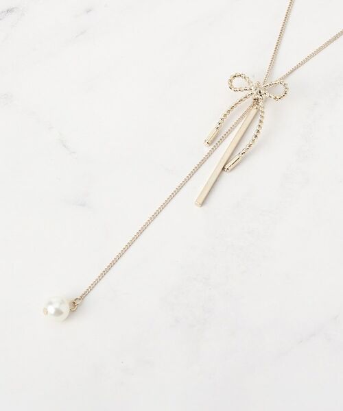 Couture Brooch / クチュールブローチ ネックレス・ペンダント・チョーカー | リボンモチーフラリエットネックレス | 詳細3