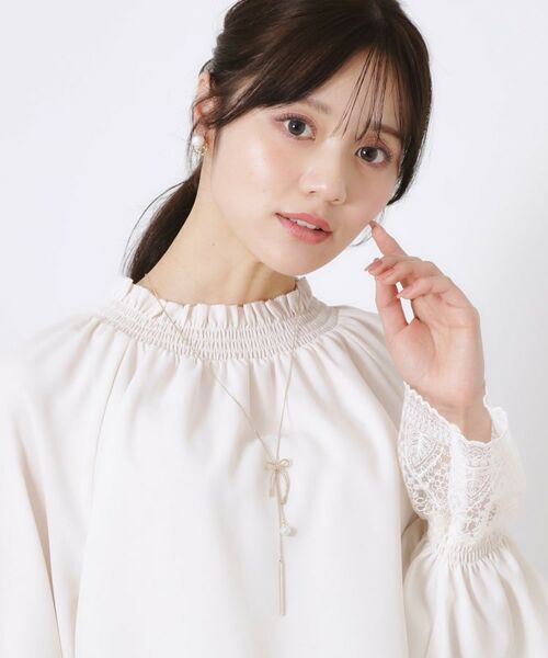 Couture Brooch / クチュールブローチ ネックレス・ペンダント・チョーカー | リボンモチーフラリエットネックレス | 詳細6