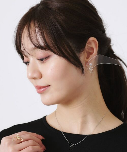 Couture Brooch / クチュールブローチ ピアス・イヤリング | リボンモチーフピアス | 詳細5