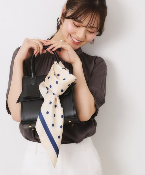 Couture Brooch / クチュールブローチ バンダナ・スカーフ | ドット大判スカーフ | 詳細4