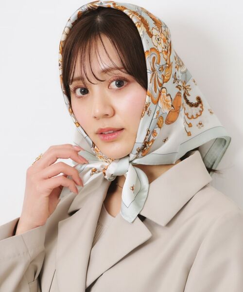 Couture Brooch / クチュールブローチ バンダナ・スカーフ | フラワー大判スカーフ | 詳細9