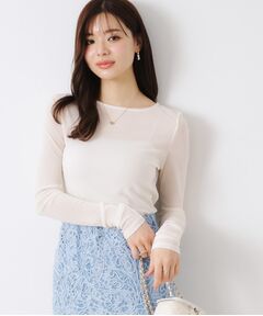 Couture Brooch / クチュールブローチ カットソー | チュールクルーネックTシャツ