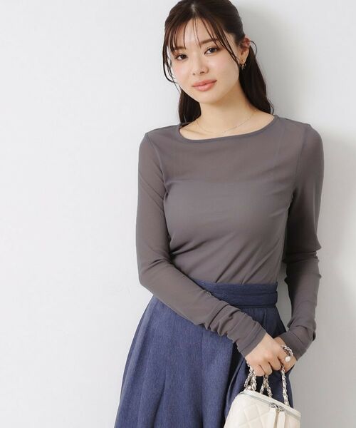 Couture Brooch / クチュールブローチ カットソー | チュールクルーネックTシャツ | 詳細10