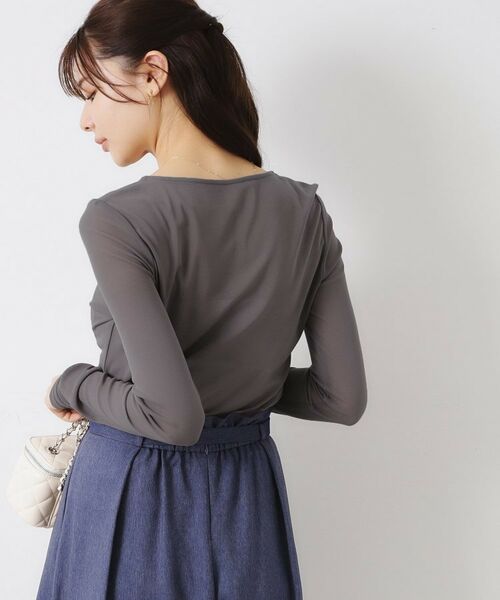 Couture Brooch / クチュールブローチ カットソー | チュールクルーネックTシャツ | 詳細12