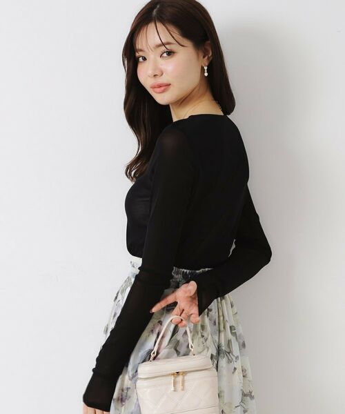 Couture Brooch / クチュールブローチ カットソー | チュールクルーネックTシャツ | 詳細21