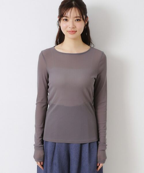 Couture Brooch / クチュールブローチ カットソー | チュールクルーネックTシャツ | 詳細27