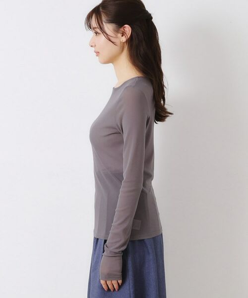 Couture Brooch / クチュールブローチ カットソー | チュールクルーネックTシャツ | 詳細28