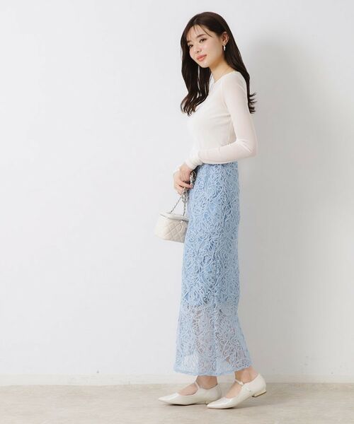 Couture Brooch / クチュールブローチ カットソー | チュールクルーネックTシャツ | 詳細6